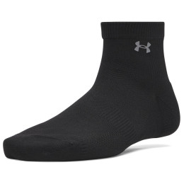 Under Armour UA Women's Vanish 3pk Qtr női zokni fekete Ultimate Black / Ultimate Black / Castlerock