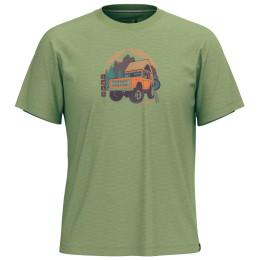 Smartwool Long Weekend Short Sleeve Graphic Tee póló zöld fern green