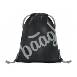 Baagl Sáček na obuv 36 x 46 cm zsák fekete/szürke