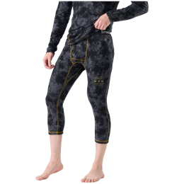 Smartwool Merino 250 Baselayer 3/4 Bottom férfi 3/4-es alsó fekete/szürke Blk Td/Hny Gld