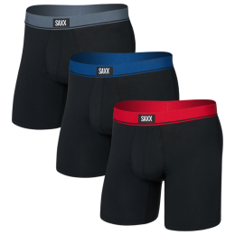 Saxx Essential Cotton Boxer Brief Fly 3Pk férfi boxer