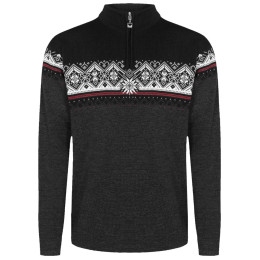 Dale of Norway Moritz Masc Sweater férfi pulóver fekete Darkcharcoal Raspberry Black