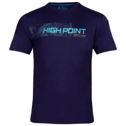 High Point Atlas T-shirt férfi funkcionális póló sötétkék Dark Blue