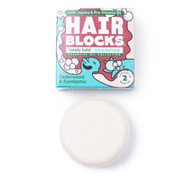 Shower Blocks Solid Shampoo - Cedarwood & Eucalyptus sampon kék