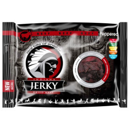Szárított hús Indiana Jerky borsozott marha 100g