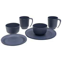 Outwell Delish 2 Person Dinner Set edénykészlet sötétkék Navy Night