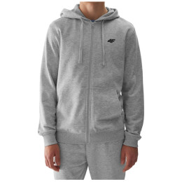 4F Sweatshirt M0951 férfi pulóver világosszürke Cold Light Grey Melange