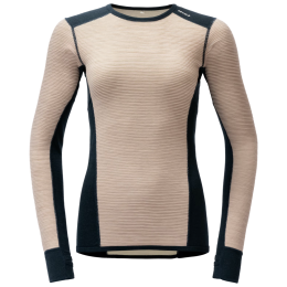 Devold Reverso Merino Shirt Wmn női funkcionális felső fekete/bézs Stone