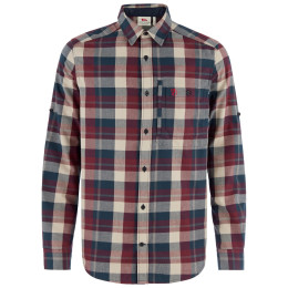 Fjällräven Fjällglim Regular Shirt M férfi ing sötétkék Dark Navy-Maroon