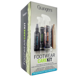 Granger's Footwear Care Kit tisztító készlet fekete