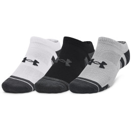 Under Armour Performance Tech 3pk NS zokni szett szürke Mod Gray / White / Jet Gray