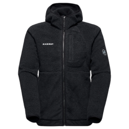 Mammut Falera Pro ML Hooded Jacket Men férfi pulóver fekete black 0001