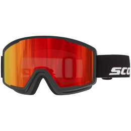 Scott Goggle Trace Pro Compact síszemüveg fekete/piros black/red chrome S3
