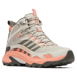 Merrell MOAB SPEED 2 MID GTX W női túracipő szürke/rózsaszín vermillion