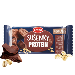 Emco Ovesné sušenky s čokoládou a proteinem 60g készételek