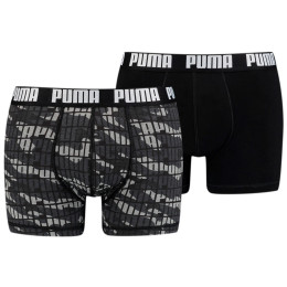 Férfi boxer Puma Camo Boxer 2P szürke