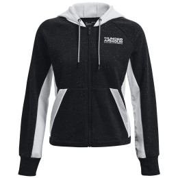 Női pulóver Under Armour Rival + FZ Hoodie fekete