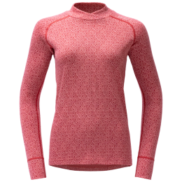 Devold Signature Silk 230 Cross Neck Wmn női funkcionális felső rózsaszín Apricot