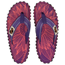 Gumbies Islander Purple Sunflower flip-flop lila