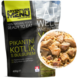 Adventure Menu Fűszeres hús bulgurral 400 készétel