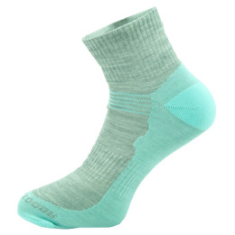 Zulu Merino Lite zokni türkiz turquoise/grey