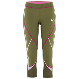 Női 3/4-es legging Kari Traa Louise 3/4 Tights zöld