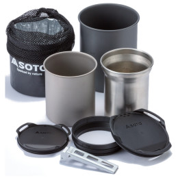 Edénykészlet Soto Thermostack + Cook szett Combo fekete