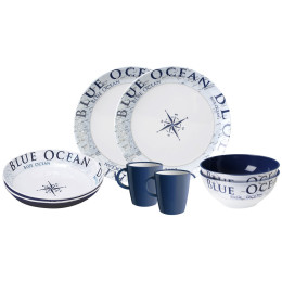 Brunner Set tête-à-tête Blue Ocean 8 pcs edénykészlet fehér