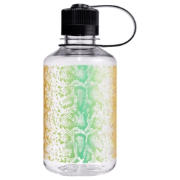 Nalgene Narrow Mouth Animal Print 500 ml kulacs zöld/sárga Clear Rainbow Snake