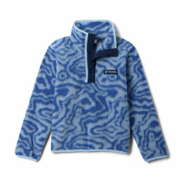 Columbia Helvetia™ II Printed Half Snap Fleece Mountain Blue T gyerek pulóver kék Mountain Blue T