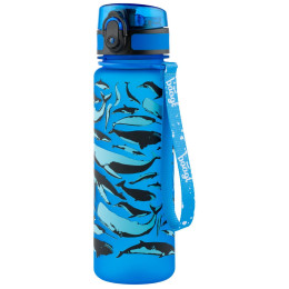 Baagl Tritanová láhev na pití gyerek kulacs kék/fekete