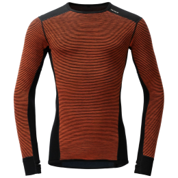 Devold Reverso Merino Shirt Man férfi funkcionális póló narancssárga/szürke Brick