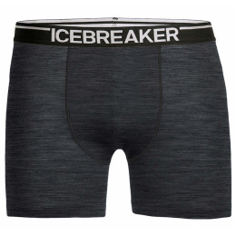 Férfi boxer Icebreaker Mens Anatomica Boxers szürke Jet HTHR/Black 