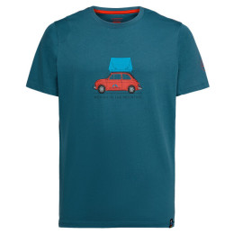 La Sportiva Cinquecento T-Shirt M férfi póló kék/piros Hurricane