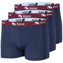 Zulu Bambus 210 4in 3-pack férfi boxer