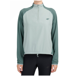 4F Sweatshirt Fnk F0908 női funkcionális pulóver zöld/világosszöld Teal