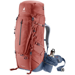 Deuter Aircontact X 60+15 SL túrahátizsák piros/kék