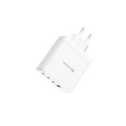 Swissten GaN 2X USB-C 100W + 1X USB-C 20W + 1X USB-A 30W adapter