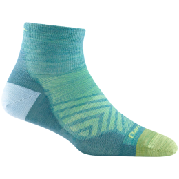 Darn Tough Run Quarter Ultra-Lightweight női zokni kék aqua