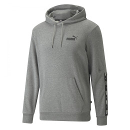 Férfi pulóver Puma ESS+ Tape Hoodie TR szürke