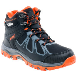 Gyerekcipő Hi-Tec Nero Mid WP Jr fekete black/dark grey/orange