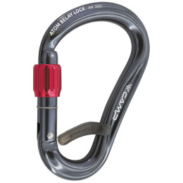Camp Atom Belay Lock karabiner szürke / fekete Gun Metal