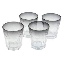 Bo-Camp Tumbler 200 ml - 4ks pohár készlet szürke Smoke