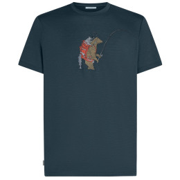 Icebreaker Merino 150 Tech Lite SS Tee Bear Catch férfi funkcionális póló