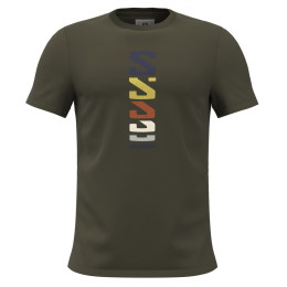 Férfi póló Salomon Outlife Graphic Retro Type zöld