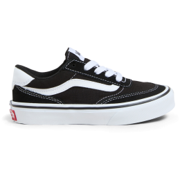 Vans Brooklyn Ls gyerek cipő fekete/fehér Suede/Canvas Black/White