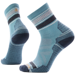 Smartwool Hike Light Cushion Striped Mid Crew Sock zokni kék