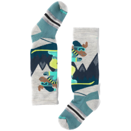 Smartwool Kids' Wintersport Full Cushion Mountain Moose OTC Socks gyerek zokni