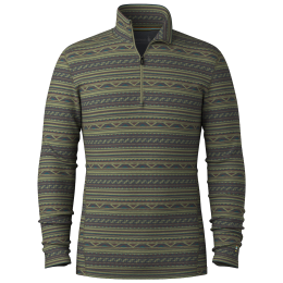 Smartwool M Classic Thermal Merino Base Layer 1/4 Zip férfi funkcionális póló sötétkhaki WINTER MOSS SUMMMIT SOUL