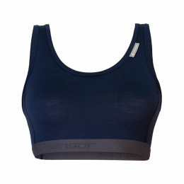 Sport melltartó Sensor Merino Active Deep Blue k é k